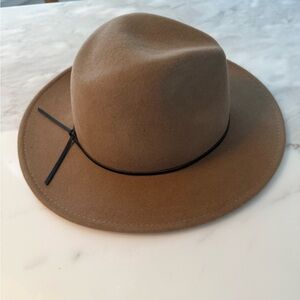 Stylish Tan Fedora Hat